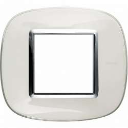 BT Axolute Белая карамель Рамка 2 мод эллипс арт. HB4802DB