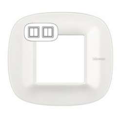 BT Axolute Белый Corian Рамка 2+2 мод эллипс арт. HB4802M2CGW