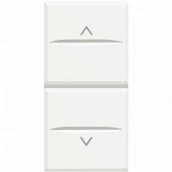 BT Axolute Белый Переключатель 2-х кнопочный 16А 1Р 1-0-2 арт. HD4027