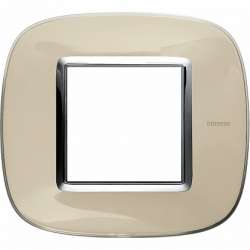 BT Axolute Бежевая карамель Рамка 2 мод эллипс арт. HB4802DA