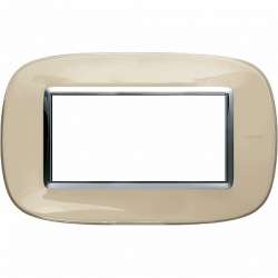 BT Axolute Бежевая карамель Рамка 4 мод эллипс арт. HB4804DA