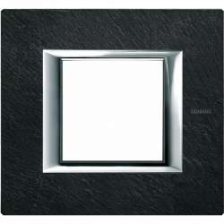 BT Axolute Черный мрамор Ардезия Рамка 2 мод прямоугольная арт. HA4802RLV