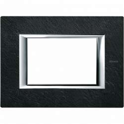 BT Axolute Черный мрамор Ардезия Рамка 3 мод прямоугольная арт. HA4803RLV