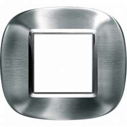 BT Axolute Фактурная сталь Alessi Рамка 2 мод эллипс арт. HB4802AXS