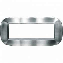 BT Axolute Фактурная сталь Alessi Рамка 6 мод эллипс арт. HB4806AXS