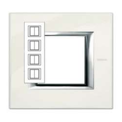BT Axolute Фарфор Рамка 2+2+2+2 мод прямоугольная (надпись вертикально) арт. HA4802/4BG