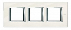 BT Axolute Фарфор Рамка 2+2+2 мод прямоугольная (надпись горизонтально) арт. HA4802M3HBG