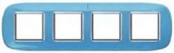 BT Axolute Голубая карамель Рамка 2+2+2+2 мод эллипс арт. HB4802/4DZ
