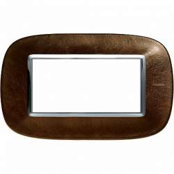 BT Axolute Кожа Кофе Рамка 4 мод эллипс арт. HB4804SLS