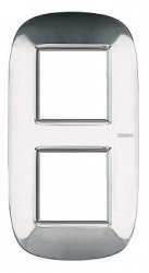 BT Axolute Ледяная сталь Рамка 2+2 мод эллипс арт. HB4802/2ACL