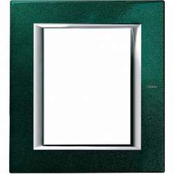 BT Axolute Малахит Рамка 3+3 модулей прямоугольная арт. HA4826VS