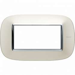 BT Axolute Матовое серебро Рамка 4 мод эллипс арт. HB4804SAN