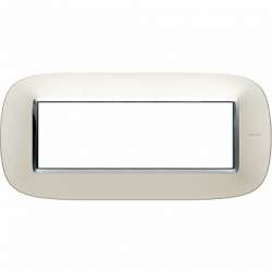 BT Axolute Матовое серебро Рамка 6 мод эллипс арт. HB4806SAN