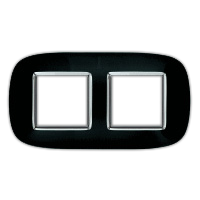 BT Axolute Роскошный черный Рамка 2+2 мод эллипс арт. HB4802/2NR