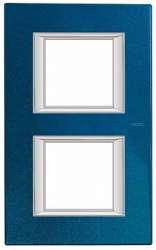 BT Axolute Сапфир Рамка 2+2 мод прямоугольная (надпись вертикально) арт. HA4802/2BM