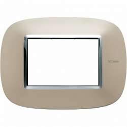 BT Axolute Светлый титан Рамка 3 мод эллипс арт. HB4803TC