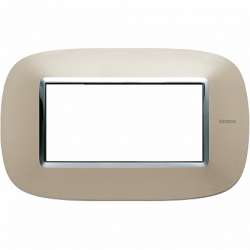 BT Axolute Светлый титан Рамка 4 мод эллипс арт. HB4804TC