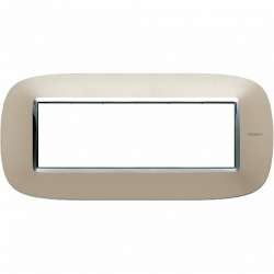 BT Axolute Светлый титан Рамка 6 мод эллипс арт. HB4806TC