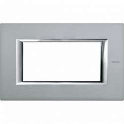 BT Axolute Темное Серебро Рамка 4 мод прямоугольная арт. HA4804AZ
