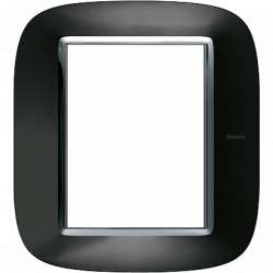 BT Axolute Темный металлик Рамка 3+3 мод эллипс арт. HB4826XS