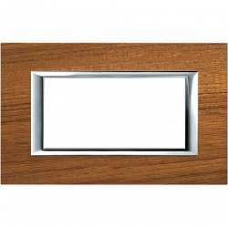 BT Axolute Тиковое дерево Рамка 4 мод прямоугольная арт. HA4804LTK