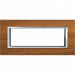 BT Axolute Тиковое дерево Рамка 6 модулей прямоугольная арт. HA4806LTK