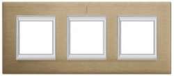 BT Axolute Титан Рамка 2+2+2 мод прямоугольная (надпись вертикально) арт. HA4802/3NX