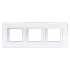 BT Axolute Whice Рамка 2+2+2 мод прямоугольная (надпись горизонтально) арт. HA4802M3HVSW