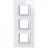 BT Axolute Whice Рамка 2+2+2 мод прямоугольная (надпись вертикально) арт. HA4802M3VSW