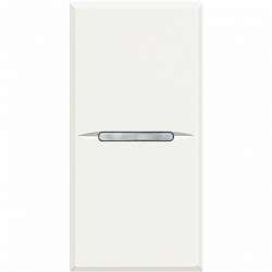 BT Axolute White Axial Переключатель перекрёстный 16А 1 мод арт. HD4004