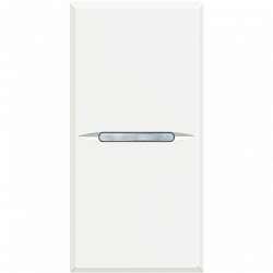 BT Axolute White Axial Выключатель кнопочный (NO контакт) 16 А 1 мод арт. HD4005