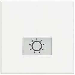 BT Axolute White Клавиши с подсвечиваемыми символами для выключателей в дизайне AXIAL-2 модуля,Лампа арт. HD4921M2LA