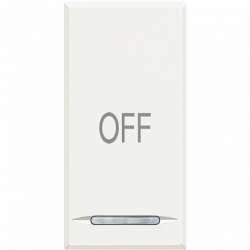 BT Axolute White Клавиши с символами для системы автоматизации для 1 функции - 1 мод., OFF арт. HD4915AA