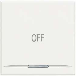 BT Axolute White Клавиши с символами для системы автоматизации для 1 функции - 2 модуля, OFF арт. HD4915M2AA