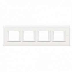 BT Axolute White Рамка 2+2+2+2 мод прямоугольная горизонтальная арт. HA4802M4HHD