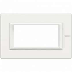 BT Axolute White Рамка 4 мод прямоугольная арт. HA4804HD