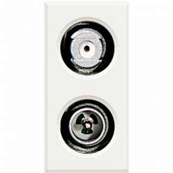 BT Axolute White Розетка TV-SAT 1 мод арт. HD4214D