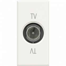 BT Axolute White Розетка TV оконечная 1 мод арт. HD4202DC