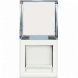 BT Axolute White Розетка компьютер RJ45 6 кат. STP, тип коннектора - безинструментальный IDC 1 мод арт. HD4279C6S