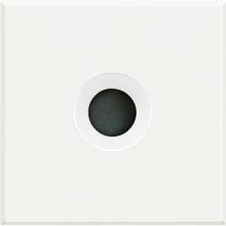 BT Axolute White Заглушка с выходным отверстием 9 мм, с 2 коннекторами арт. HD4954