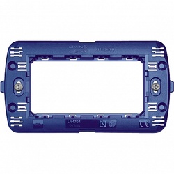 BT LL (LT) Суппорт 4 модуля (137х72 мм) крепление на винтах арт. LN4704