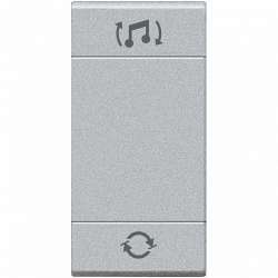 BT LL Алюминий Клавиша звуковой системы 1 модуль арт. NT4911BFN