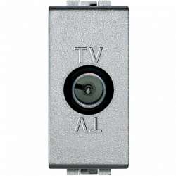 BT LL Алюминий Розетка TV оконечная, 1 мод арт. NT4202DC