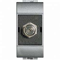 BT LL Алюминий Розетка TV с F-разъёмом, 1 мод арт. NT4269F