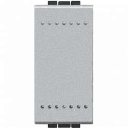 BT LL Алюминий Выключатель с винтовыми клемами, 1 мод арт. NT4001N