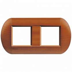 BT LL Американская вишня Рамка овальная, 2+2 мод арт. LNB4802M2LCA