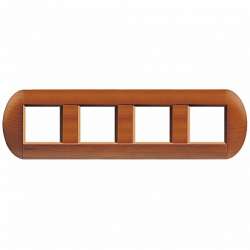 BT LL Американская вишня Рамка овальная, 4 поста арт. LNB4802M4LCA