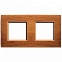 BT LL Американская вишня Рамка прямоугольная, 2+2 мод арт. LNA4802M2LCA