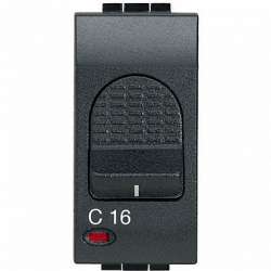BT LL Антрацит Автоматический выключатель, 16А 1 модуль арт. L4301/16