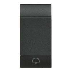 BT LL Антрацит Клавиша Звонок, 1 мод арт. L4915DN